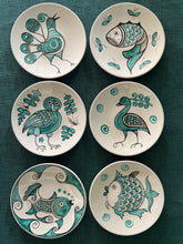 Load image into Gallery viewer, Maiolica Dessert Plates Cantico set of six