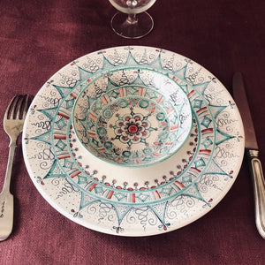 Maiolica Dining Set 'Elia' Two Plates