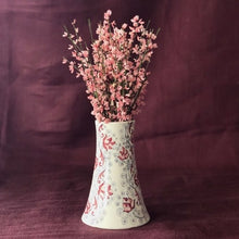 Load image into Gallery viewer, Maiolica Flower Vase 'Umbrian Rose'