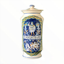 Load image into Gallery viewer, hamdmade ceramic jar pharmacy