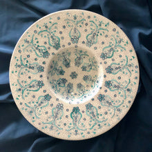 Carica l'immagine nel visualizzatore di Gallery, Priest's Hat Decorative Wall Plate 'Moresco Aquamarine'