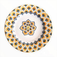 Load image into Gallery viewer, MiniMax dining set Yellow Peacock Feathers