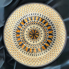 Load image into Gallery viewer, Majolica wall plate geometrical Renaissance