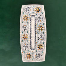 Carica l'immagine nel visualizzatore di Gallery, Rectangular Serving Plate Little Palms Medium