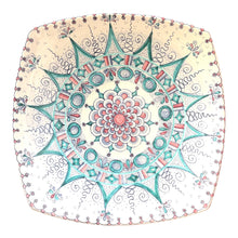 Load image into Gallery viewer, Square Majolica Plate 'Elia'
