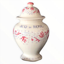 Carica l&#39;immagine nel visualizzatore di Gallery, Albarello Jar &#39;Umbrian Rose&#39; Rose Water

