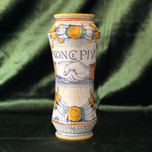 Load image into Gallery viewer, Renaissance majolica Jar &#39;Friendship&#39;
