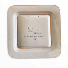 Load image into Gallery viewer, Square Plate Umbrian Rose
