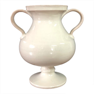 White  Maiolica Vessel