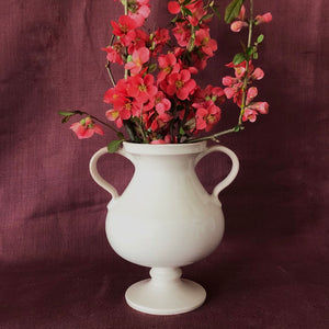 White  Maiolica Vessel