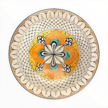 Load image into Gallery viewer, Majolica wall plate Renaissance Fall Flower
