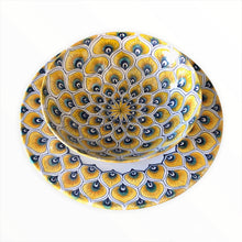 Carica l&#39;immagine nel visualizzatore di Gallery, MiniMax dining set Yellow Peacock Feathers
