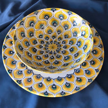 Carica l&#39;immagine nel visualizzatore di Gallery, MiniMax dining set Yellow Peacock Feathers
