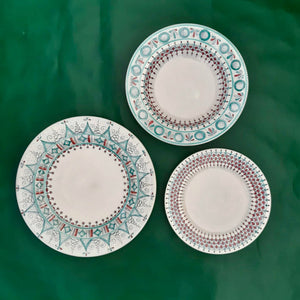 Three plates dining set 'Elia'