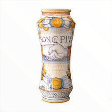 Load image into Gallery viewer, Renaissance majolica Jar &#39;Friendship&#39;

