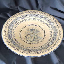 Load image into Gallery viewer, Majolica plate Putto Blue Dream
