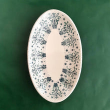 Load image into Gallery viewer, Oval Serving Plate &#39;Moresco Aquamarine&#39;
