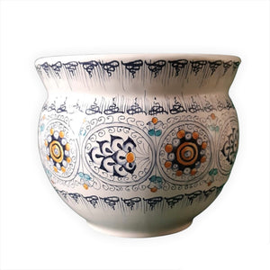 handmade ceramics maiolica pottery flower pot 