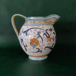 Large Jug 'In Aqua Salus In Vino Veritas'