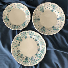 Load image into Gallery viewer, handamde ceramic dining set aquamarine
