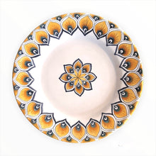 Carica l&#39;immagine nel visualizzatore di Gallery, Dining Set &#39;Yellow Peacock&#39;
