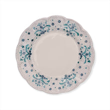Load image into Gallery viewer, handmade ceramic dessert plate aquamarine
