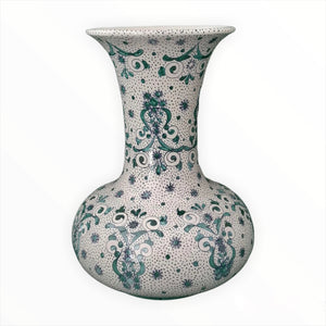 handmade ceramic vase green decor
