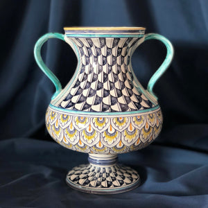 Blue Fish Scales amphora