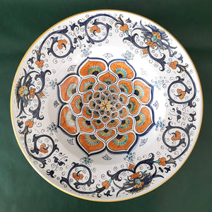 Decorative Wall Plate 'Rose of Renaissance' Medium