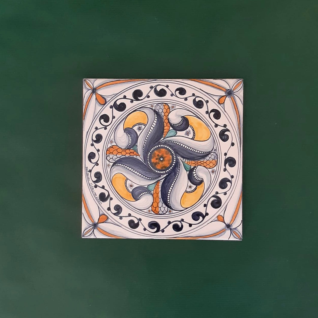 Tile 'Blue Swirl'